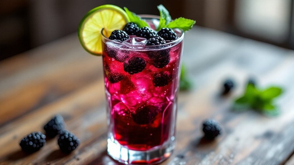 non alcoholic blackberry drink