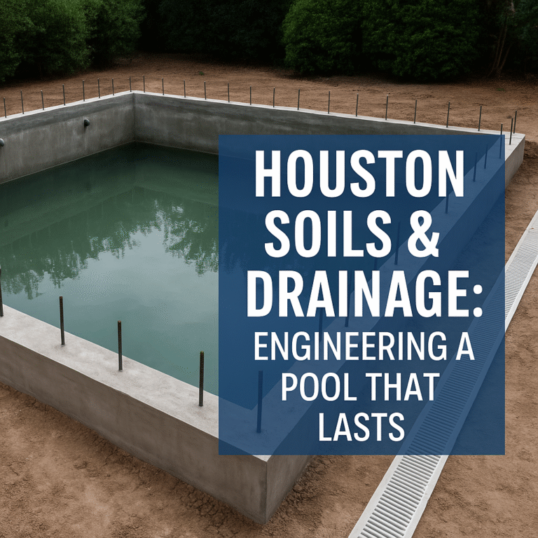 Houston Soils & Drainage: Engineering a Pool That Lasts