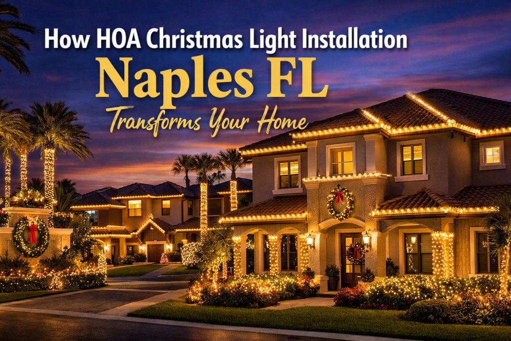 How HOA Christmas Light Installation Naples FL Transforms Your Home