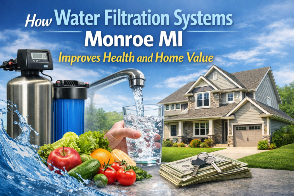 How water filtration systems Monroe MI Improves Health and Home Value