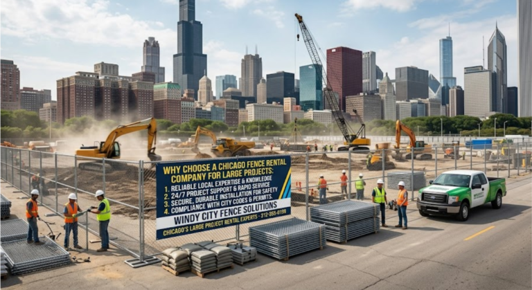 Why Choose a Chicago Fence Rental Company for Large Projects