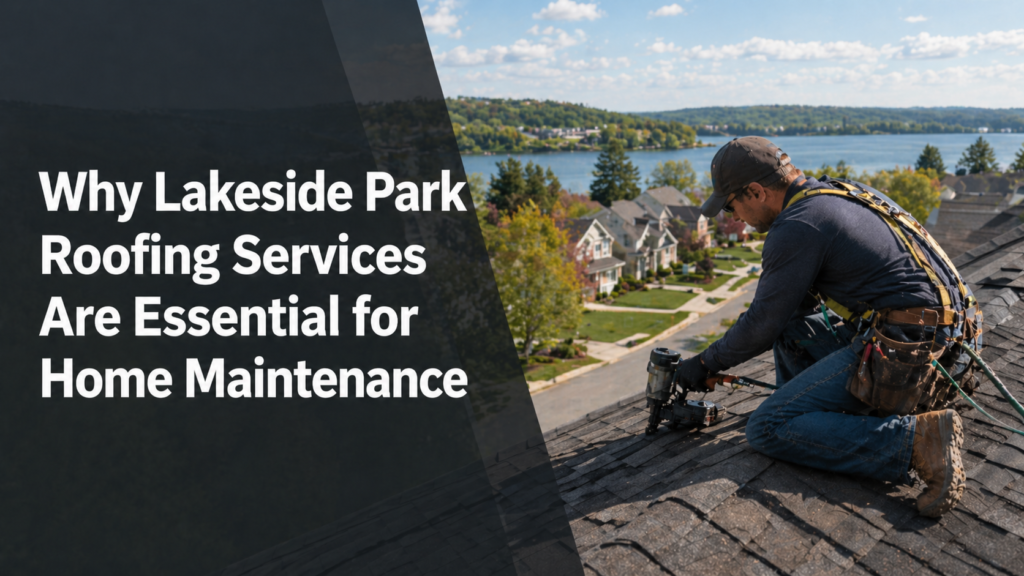 Roofing services at Lakeside Park