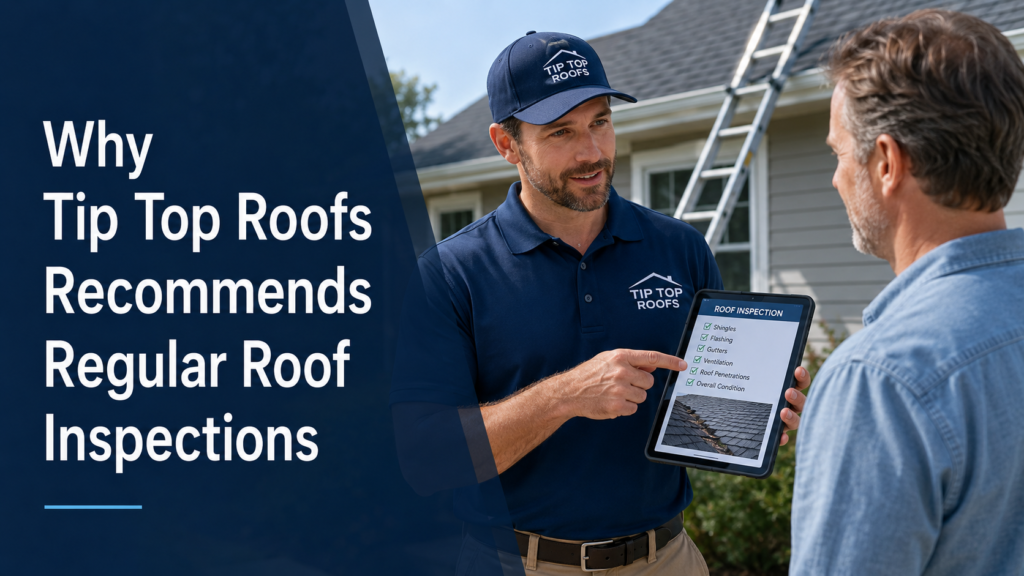 Why Tip Top Roofs recommends inspections