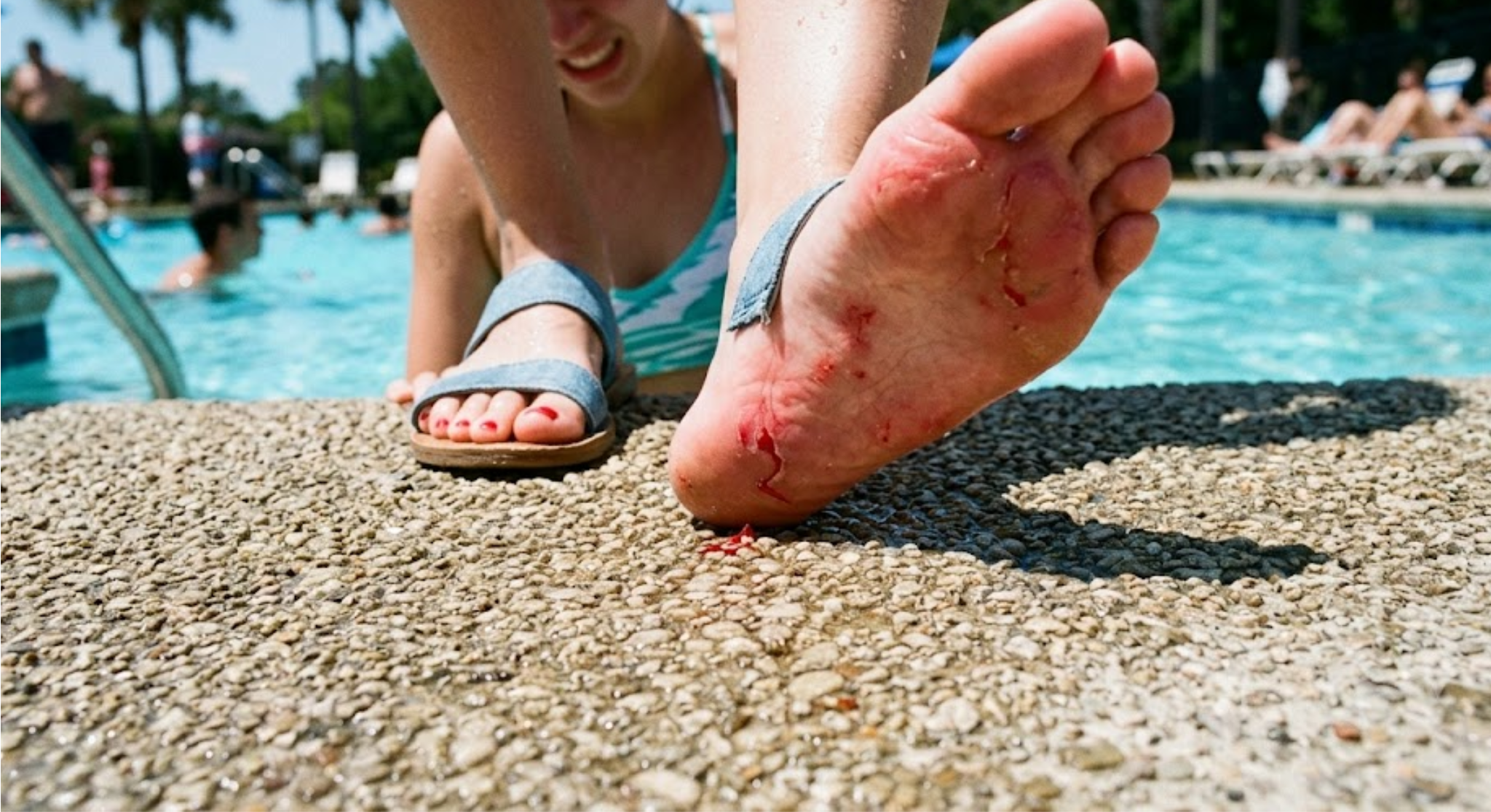 Is Your Pool Surface Damaging Swimmers’ Feet?Is Your Pool Surface Damaging Swimmers’ Feet?