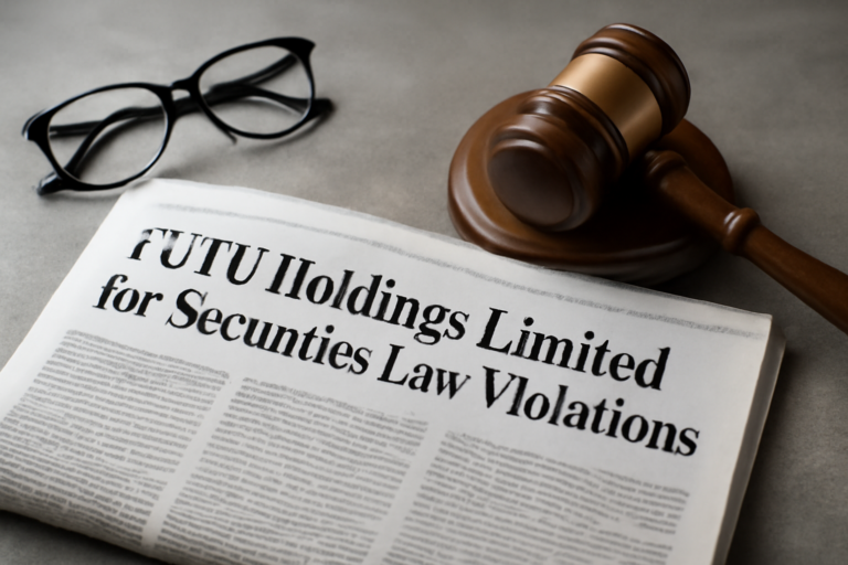 Futu Holdings Limited Sued for Securities Law Violations – Contact the DJS Law Group to Discuss Your Rights – FUTU