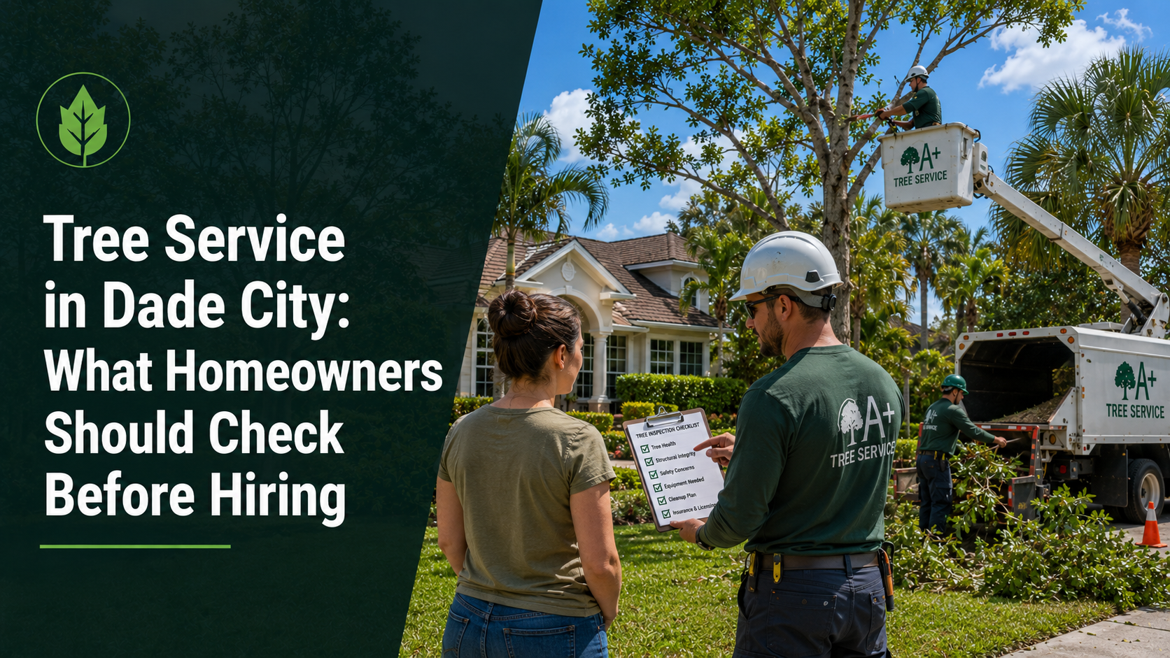Tree service inspection in Dade City