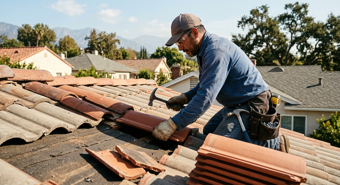 Common Roof Repairs Pasadena Homeowners Face