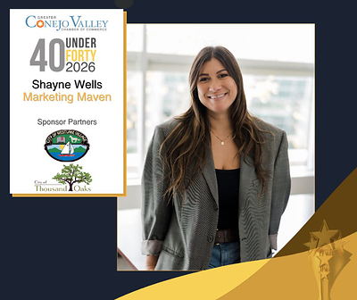 Marketing Maven's Shayne Wells Named a Greater Conejo Valley Chamber of Commerce 2026 40 Under Forty Honoree